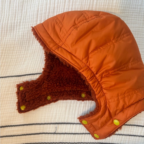 Patagonia Orange and Blue Puffer Jacket - Picture 4 of 5